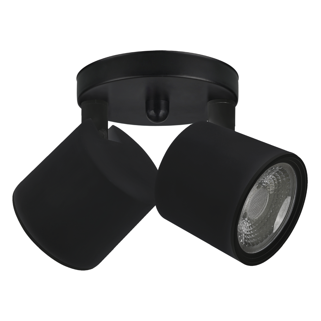 SPOT LED ADOSADO NEGRO LUZ BLANCA 14W